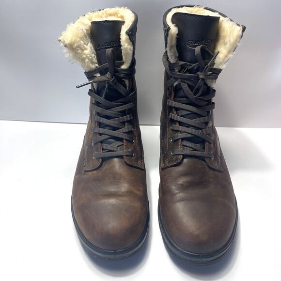 Blundstone Brown Insulated Lace-up Boots - Picture 7 of 16